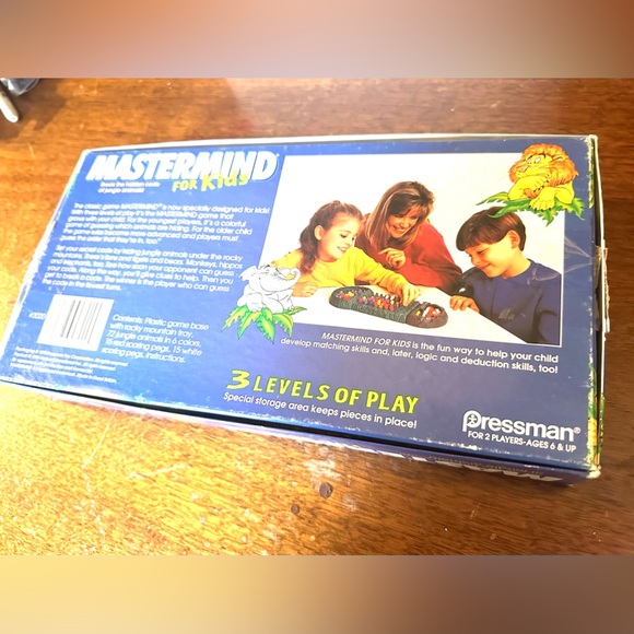 Mastermind ⬇️$🎄Collectible GAME KIDS Pressman 1995 - Break the Hidden Code! - Picture 4 of 5